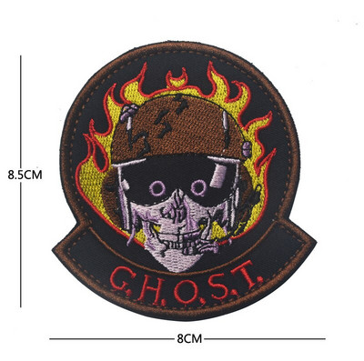 Περιβραχιόνιο με νέο κεντητικό περιβραχιόνιο 34 χρωμάτων Tactical Badges Μπαλώματα με γάντζο και θηλιά για σακίδια πλάτης Περιβραχιόνιο επωμίδας