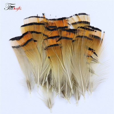50Vnt Natūralūs fazanai Gaidžio plunksnos Dekoratyvinės dirbtuvės Auskarai Kūrybinės Medžiagos Drabužiai Siuvimo Priedai Plumas Amatai