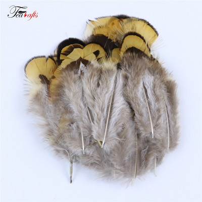 50Vnt Natūralūs fazanai Gaidžio plunksnos Dekoratyvinės dirbtuvės Auskarai Kūrybinės Medžiagos Drabužiai Siuvimo Priedai Plumas Amatai