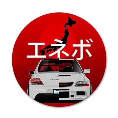 sportski automobil jdm značka broš igla dodaci za odjeću ruksak ukras dar