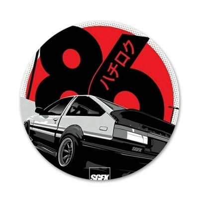 sportski automobil jdm značka broš igla dodaci za odjeću ruksak ukras dar