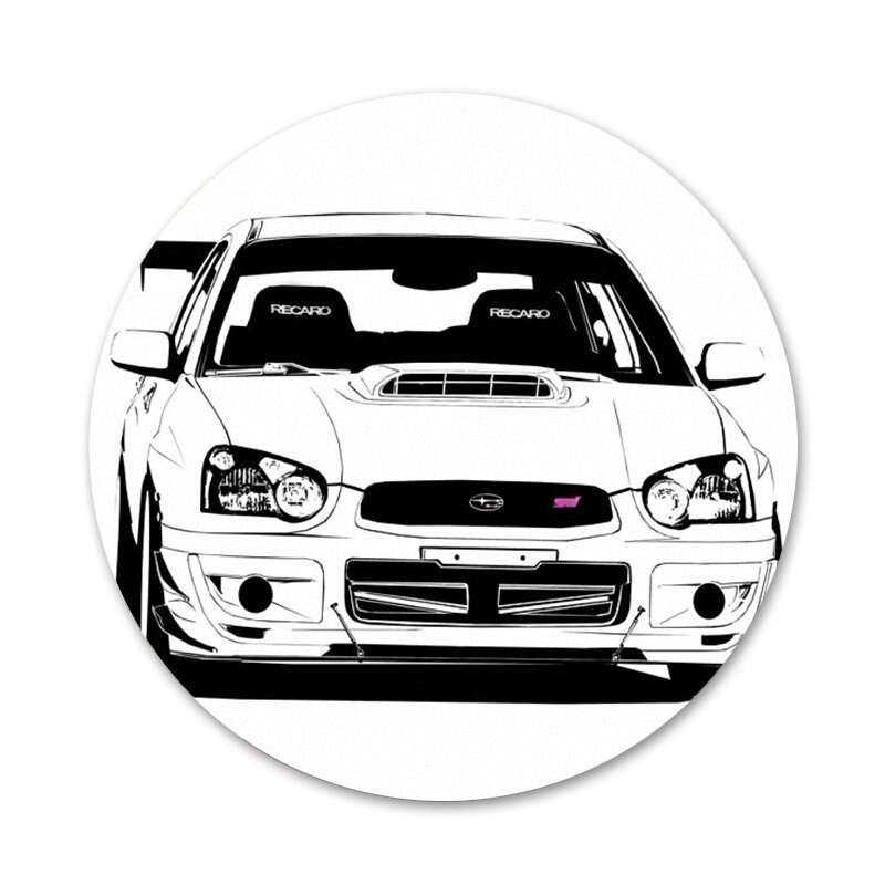 sportski automobil jdm značka broš igla dodaci za odjeću ruksak ukras dar