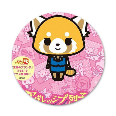crtana TV serija aggretsuko značka broš igla dodaci za odjeću ruksak ukrasni dar 58 mm