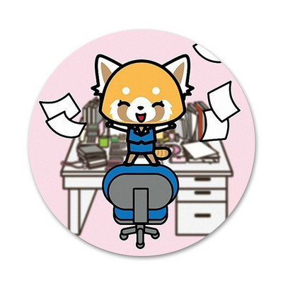 crtana TV serija aggretsuko značka broš igla dodaci za odjeću ruksak ukrasni dar 58 mm