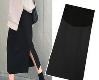 Prozirna trudnička suknja s prorezom