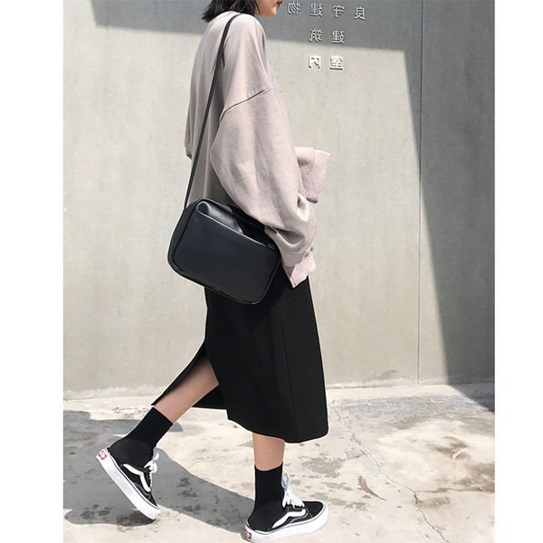 Prozirna trudnička suknja s prorezom