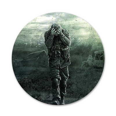 Kutija od 58 mm S..alker Stalker Ikone Pribadače Dekorativni broševi za značke Metalne značke za ukrašavanje ruksaka