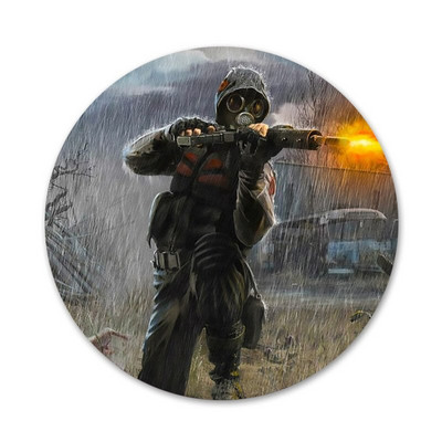 Kutija od 58 mm S..alker Stalker Ikone Pribadače Dekorativni broševi za značke Metalne značke za ukrašavanje ruksaka