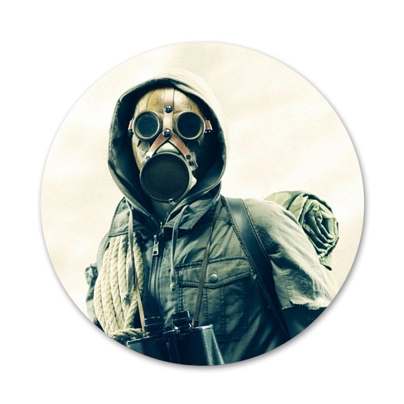 Kutija od 58 mm S..alker Stalker Ikone Pribadače Dekorativni broševi za značke Metalne značke za ukrašavanje ruksaka