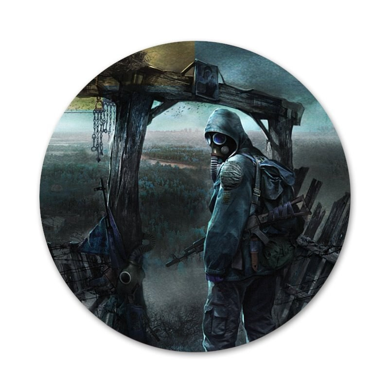 Kutija od 58 mm S..alker Stalker Ikone Pribadače Dekorativni broševi za značke Metalne značke za ukrašavanje ruksaka