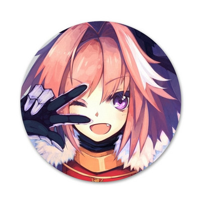 Astolfo Icons Smeigtukai Ženkliuko dekoravimas Sagės Metaliniai ženkleliai drabužiams Kuprinės puošimas 58mm