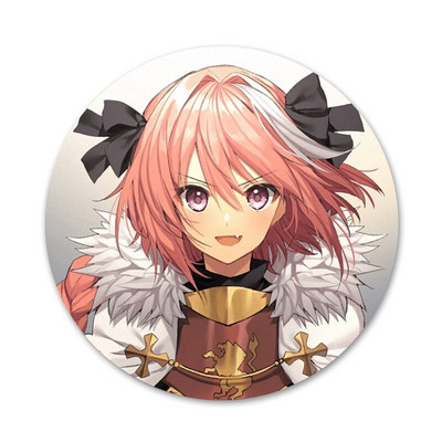 Astolfo Icons Smeigtukai Ženkliuko dekoravimas Sagės Metaliniai ženkleliai drabužiams Kuprinės puošimas 58mm