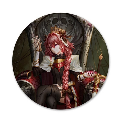 Astolfo Icons Smeigtukai Ženkliuko dekoravimas Sagės Metaliniai ženkleliai drabužiams Kuprinės puošimas 58mm