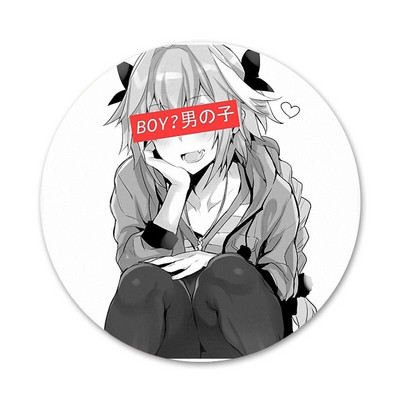 Astolfo Icons Smeigtukai Ženkliuko dekoravimas Sagės Metaliniai ženkleliai drabužiams Kuprinės puošimas 58mm