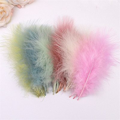 Pene de pui 10-15 cm 4-6 inci Pene naturale de curcan Artizanat de bricolaj pentru carnaval Halloween Craciun Dersses pentru musulm