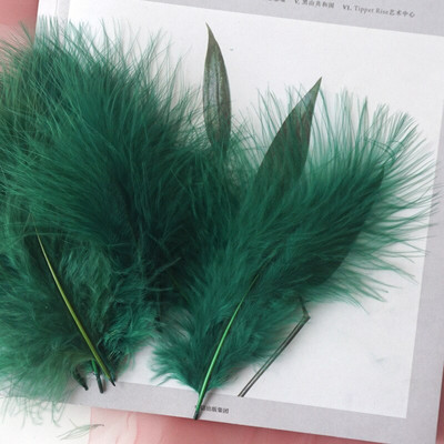 Pene de pui 10-15 cm 4-6 inci Pene naturale de curcan Artizanat de bricolaj pentru carnaval Halloween Craciun Dersses pentru musulm