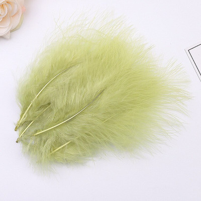 Pene de pui 10-15 cm 4-6 inci Pene naturale de curcan Artizanat de bricolaj pentru carnaval Halloween Craciun Dersses pentru musulm