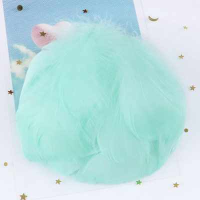 Naturaalsed hanesuled 4-8cm väikesed ujuvad nahast roosad luigesuled meisterdamiseks pulmaehteteks kaunistusploomid 100tk