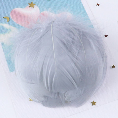 Naturaalsed hanesuled 4-8cm väikesed ujuvad nahast roosad luigesuled meisterdamiseks pulmaehteteks kaunistusploomid 100tk