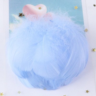 Naturaalsed hanesuled 4-8cm väikesed ujuvad nahast roosad luigesuled meisterdamiseks pulmaehteteks kaunistusploomid 100tk