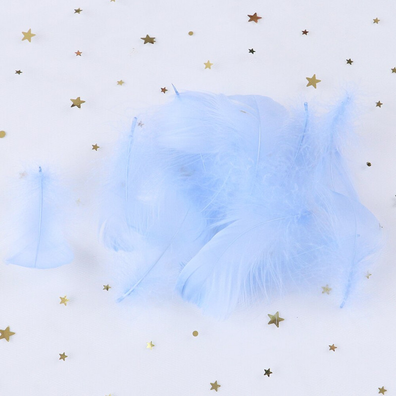 Naturaalsed hanesuled 4-8cm väikesed ujuvad nahast roosad luigesuled meisterdamiseks pulmaehteteks kaunistusploomid 100tk