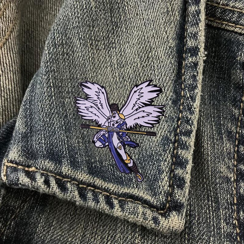 C3100 Anime Angel Ace email broșă pentru femei Ace de rever pentru rucsac Insigne pentru îmbrăcăminte Bijuterii Accesorii pentru cadouri