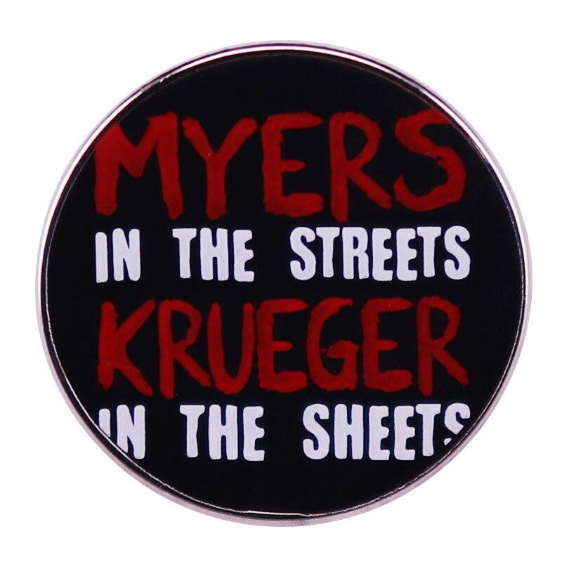 C3240 Halloweeni õudusfilm emailiga nööpnõel Pross rinnamärk revnõel seljakott krae müts naistele meestele ehted kingitused