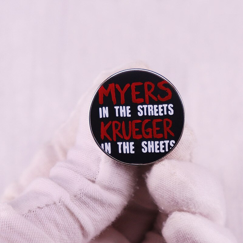 C3240 Halloweeni õudusfilm emailiga nööpnõel Pross rinnamärk revnõel seljakott krae müts naistele meestele ehted kingitused