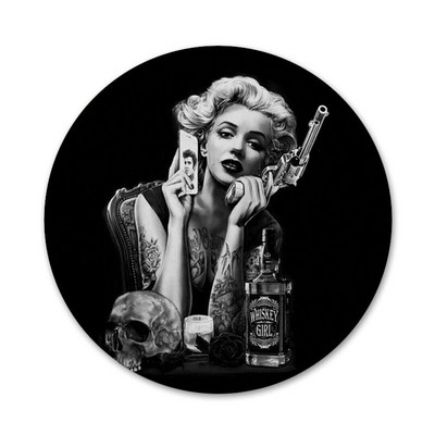 Seksi djevojka Marilyn Monroe značka broš igla dodaci za odjeću ruksak ukras dar