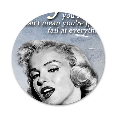 Seksi djevojka Marilyn Monroe značka broš igla dodaci za odjeću ruksak ukras dar