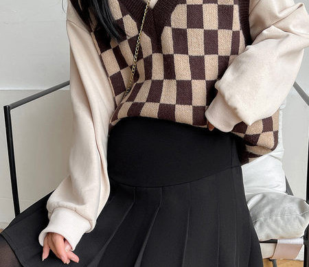 Novi model plisirane trudničke suknje visokog struka