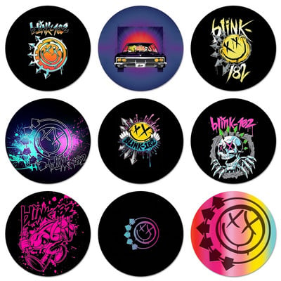 58mm Blink 182 Band Icons Καρφίτσες Διακόσμηση σημάτων Καρφίτσες Μεταλλικές κονκάρδες για διακόσμηση σακιδίων πλάτης