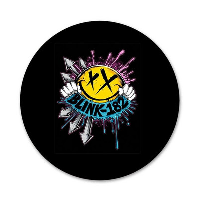 58 mm vilkuv 182 riba ikoonid nööpnõelad märgi kaunistus prossid metallist märgid seljakoti kaunistamiseks