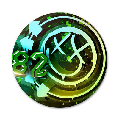 58 mm vilkuv 182 riba ikoonid nööpnõelad märgi kaunistus prossid metallist märgid seljakoti kaunistamiseks