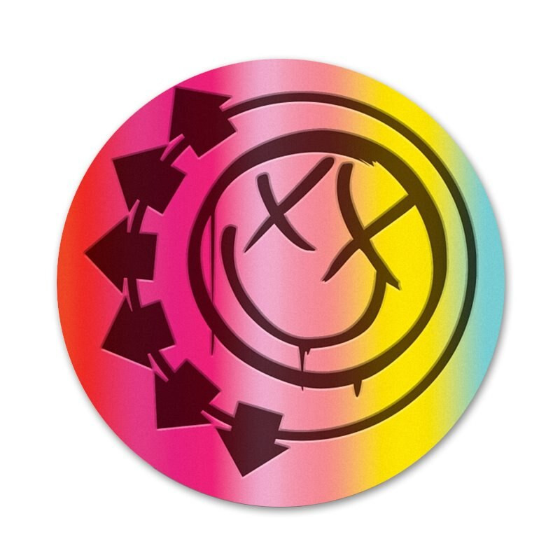 58 mm vilkuv 182 riba ikoonid nööpnõelad märgi kaunistus prossid metallist märgid seljakoti kaunistamiseks