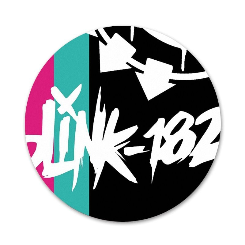 58 mm vilkuv 182 riba ikoonid nööpnõelad märgi kaunistus prossid metallist märgid seljakoti kaunistamiseks