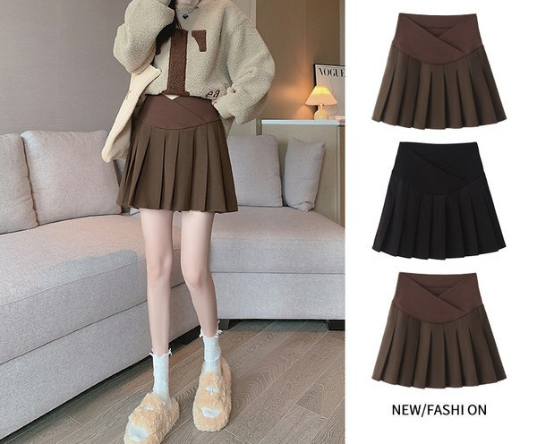 Ženska plisirana suknja za trudnice