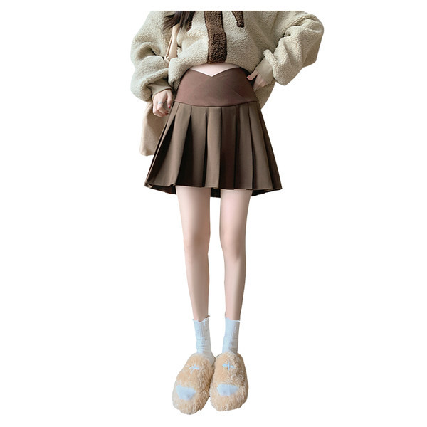 Ženska plisirana suknja za trudnice