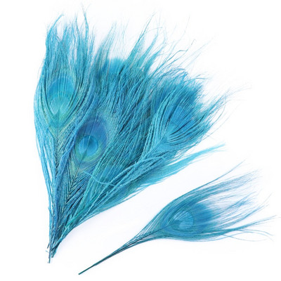 Pene de păun vopsite naturale 15-25 CM/6-10 inci Decorare pentru haine Cusut acasă petrecere Artizanat Accesorii penne 10 buc/lot