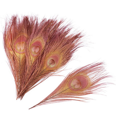 Pene de păun vopsite naturale 15-25 CM/6-10 inci Decorare pentru haine Cusut acasă petrecere Artizanat Accesorii penne 10 buc/lot
