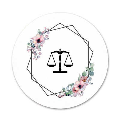 58 mm Law Justice logo Direito značka broš igla dodaci za odjeću ruksak ukras dar