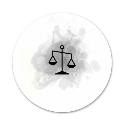 58 mm Law Justice logo Direito značka broš igla dodaci za odjeću ruksak ukras dar