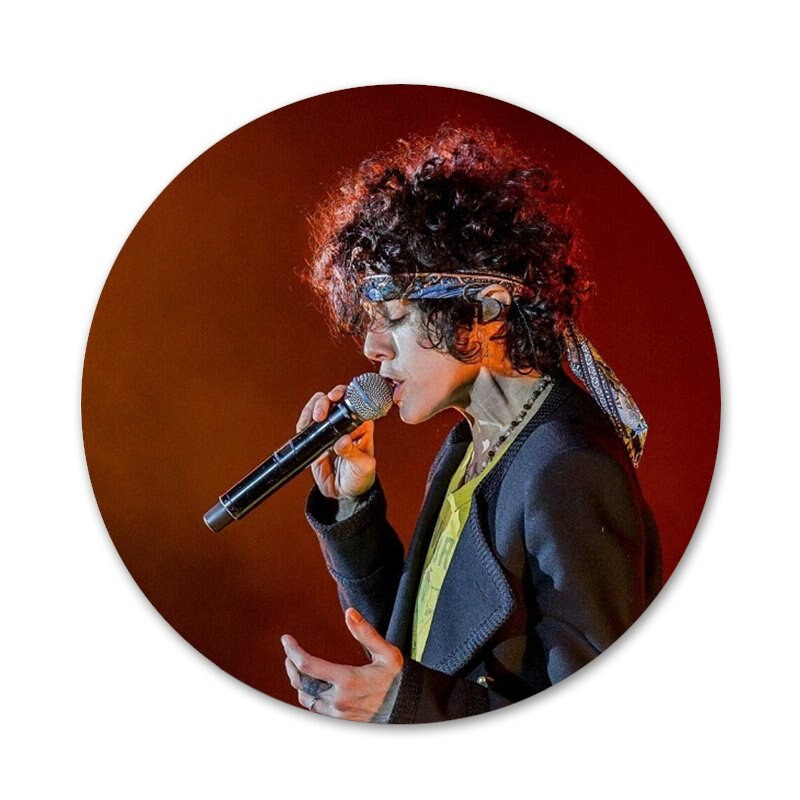 Laura Pergolizzi LP Ikone Igle Ukrasi znački Broševi Metalni bedževi za odjeću Ukrasi ruksaka