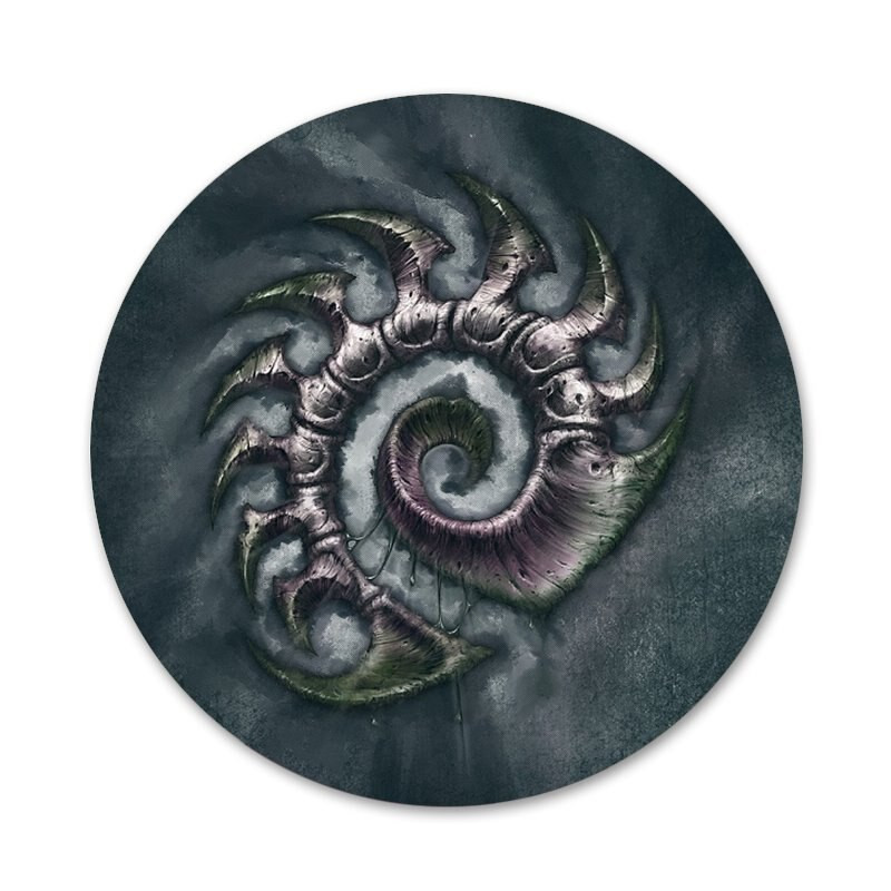 58mm starcraft 2 zerg Protoss logo Ikone Igle Dekoracija značke Broševi Metalne značke za odjeću Dekoracija ruksaka
