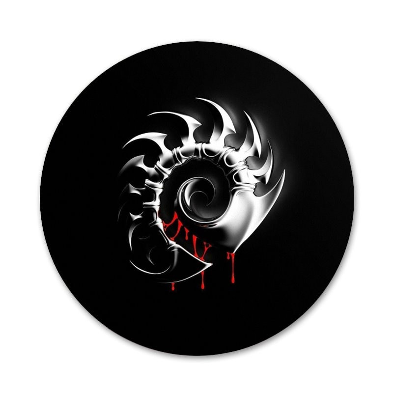 58mm starcraft 2 zerg Protoss logo Ikone Igle Dekoracija značke Broševi Metalne značke za odjeću Dekoracija ruksaka