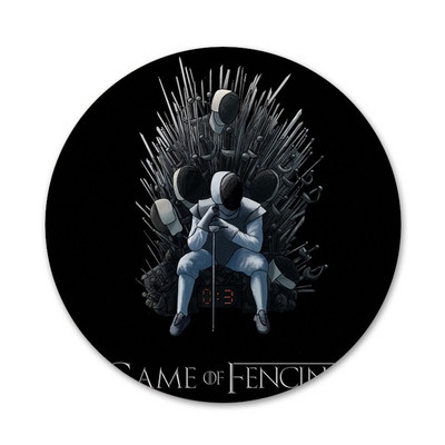 Săbii de scrimă sportivă de 58 mm Icoane șic Ace Insignă Decorare Broșe Insigne metalice pentru haine Decorare rucsac