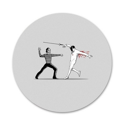 Săbii de scrimă sportivă de 58 mm Icoane șic Ace Insignă Decorare Broșe Insigne metalice pentru haine Decorare rucsac