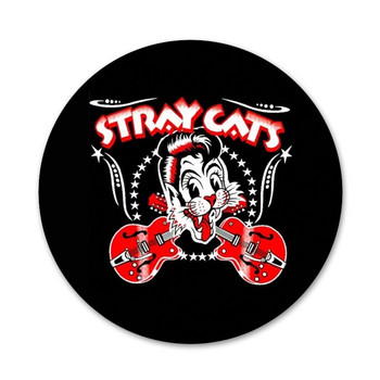 Stray Cats Rockabilly Icons Pins Декорация на значки Брошки Метални значки за декорация на раница