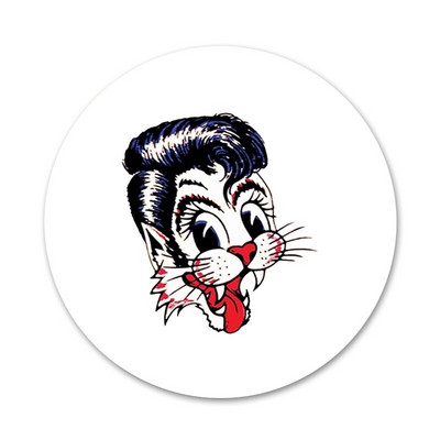 Stray Cats Rockabilly Icons Igle Dekoracija znački Broševi Metalne značke za dekoraciju ruksaka