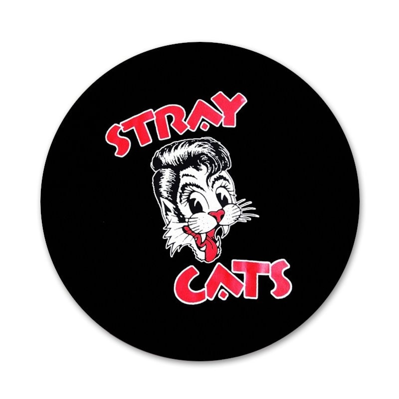Stray Cats Rockabilly Icons Igle Dekoracija znački Broševi Metalne značke za dekoraciju ruksaka